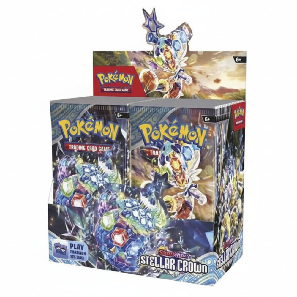 Caja de 36 Sobres Pokémon Corona Astral Stellar Crown Booster Box nueva y sellada