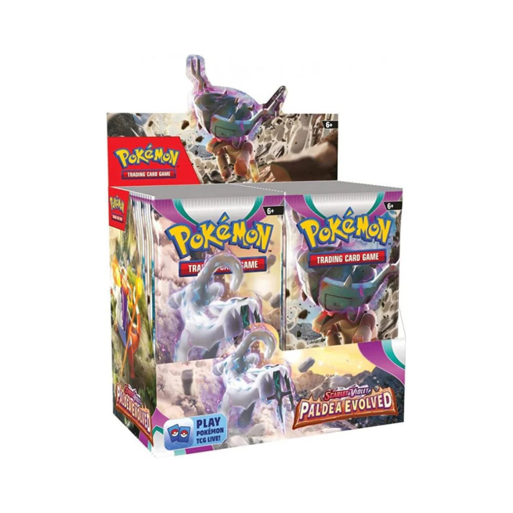 Caja de Sobres Pokémon Evoluciones de Paldea - Booster Box Inglés