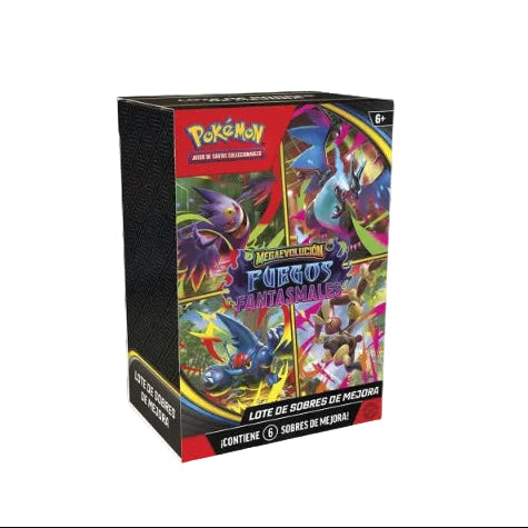Booster Bundle Pokémon Fuegos Fantasmales en español nuevo y sellado