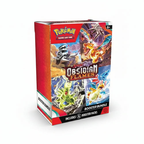 Booster Bundle Pokémon Llamas Obsidianas en inglés nuevo y sellado