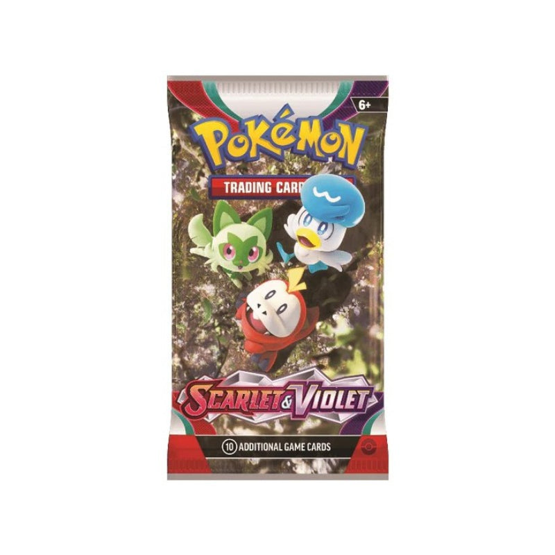 Sobre Pokémon Escarlata y Púrpura Booster Pack en español nuevo y sellado