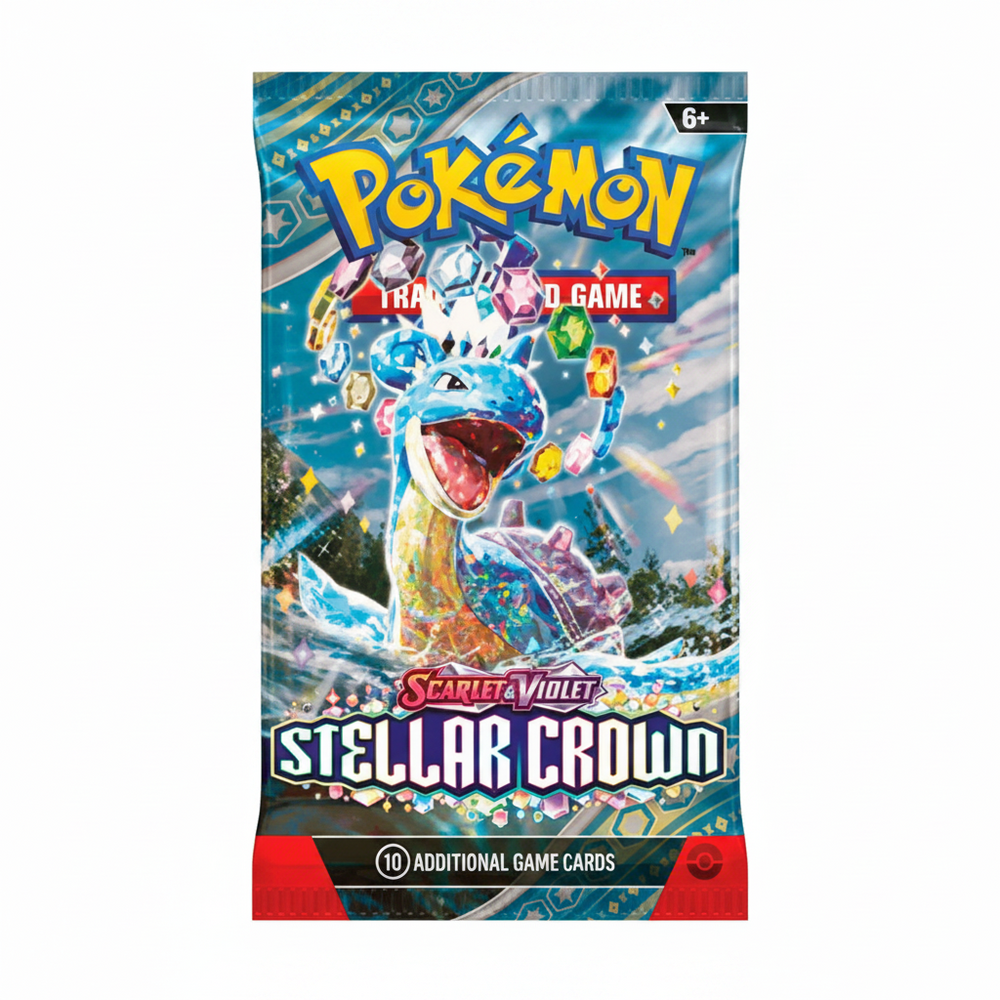 Sobre Pokémon Corona Astral Stellar Crown Booster Pack nuevo y sellado