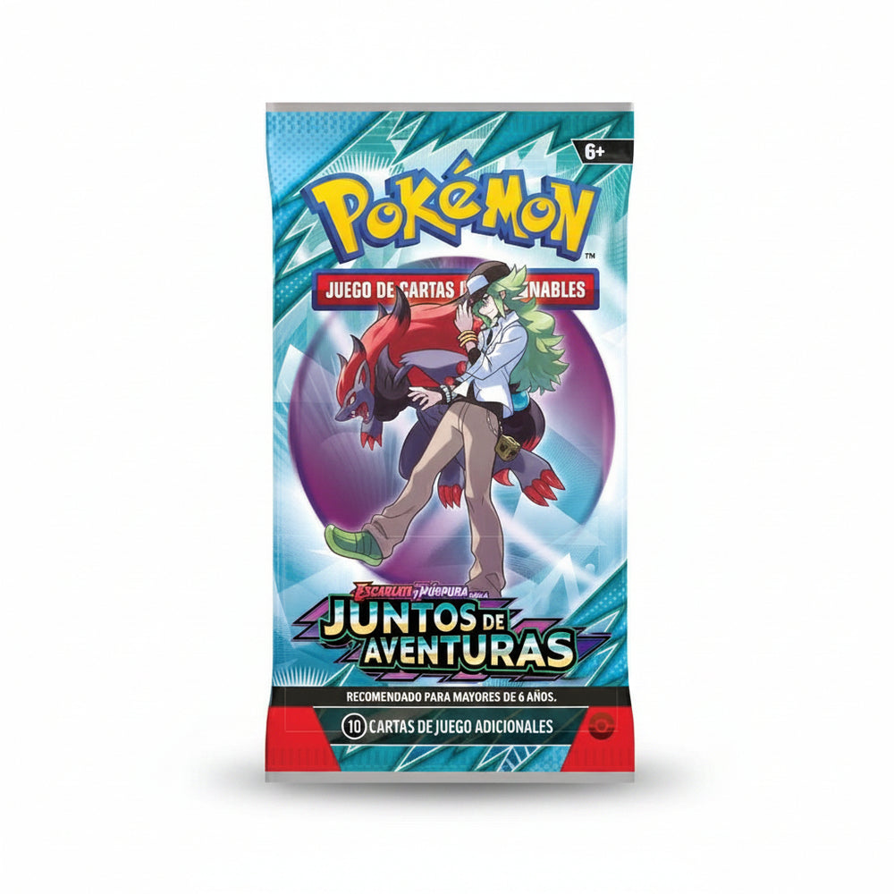 Sobre Pokémon Juntos de Aventuras Booster Pack en español nuevo y sellado