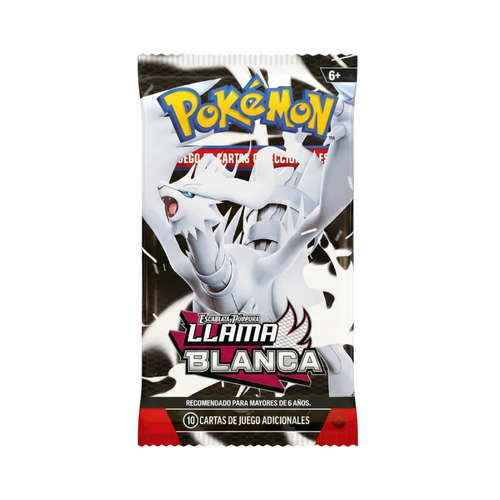 Sobre Pokémon Llama Blanca White Flare Booster Pack nuevo y sellado