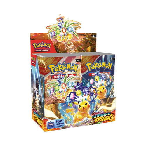Caja de 36 Sobres Pokémon Chispas Fulgurantes Surging Sparks Booster Box sellada