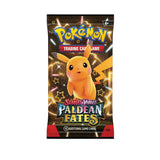 Sobre Pokémon Destinos de Paldea Paldean Fates nuevo y sellado