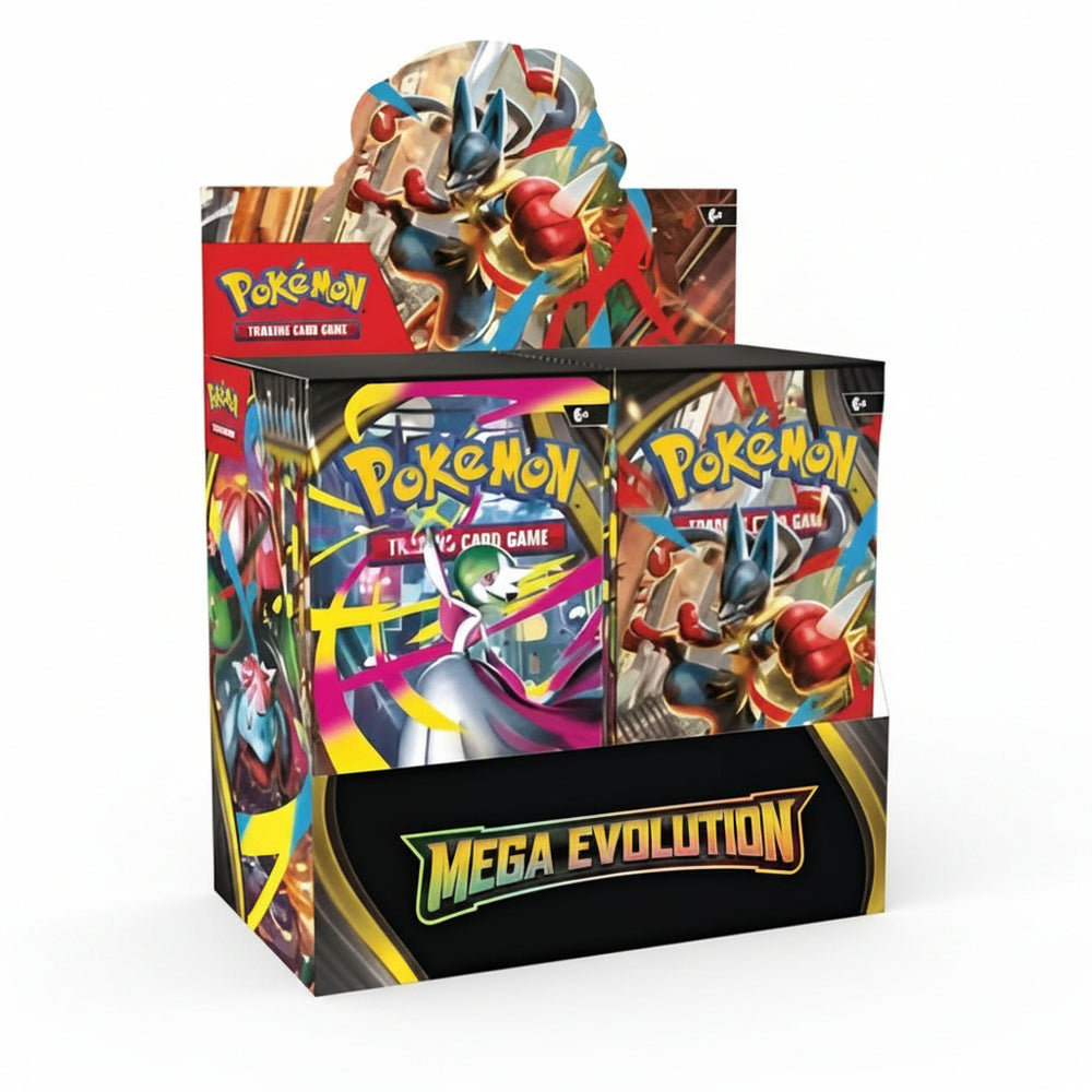 Caja de Sobres Pokémon Megaevolución Booster Box en inglés nueva y sellada