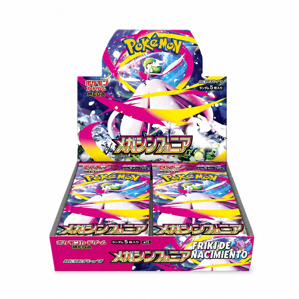 Caja de Sobres Pokémon Mega Symphonia Booster Box en japonés nueva y sellada