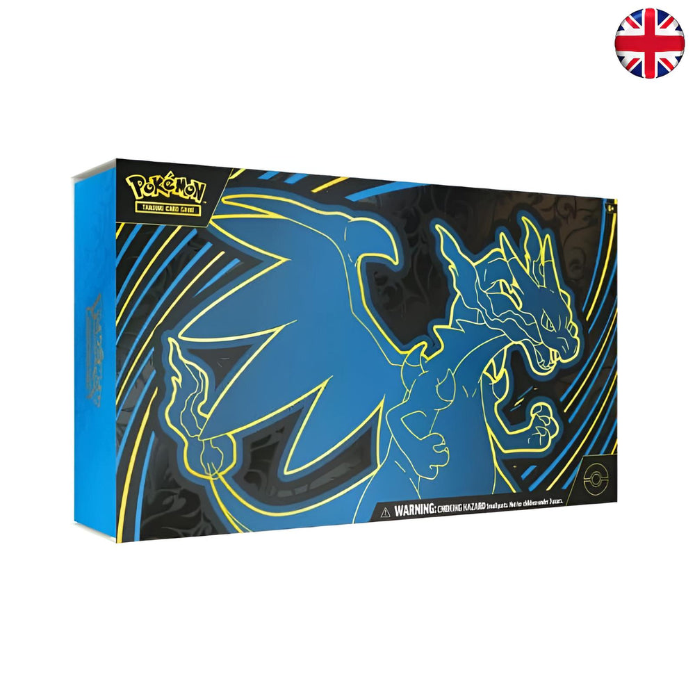 Colección Ultraprémium UPC Pokémon Mega-Charizard X ex en inglés nueva y sellada