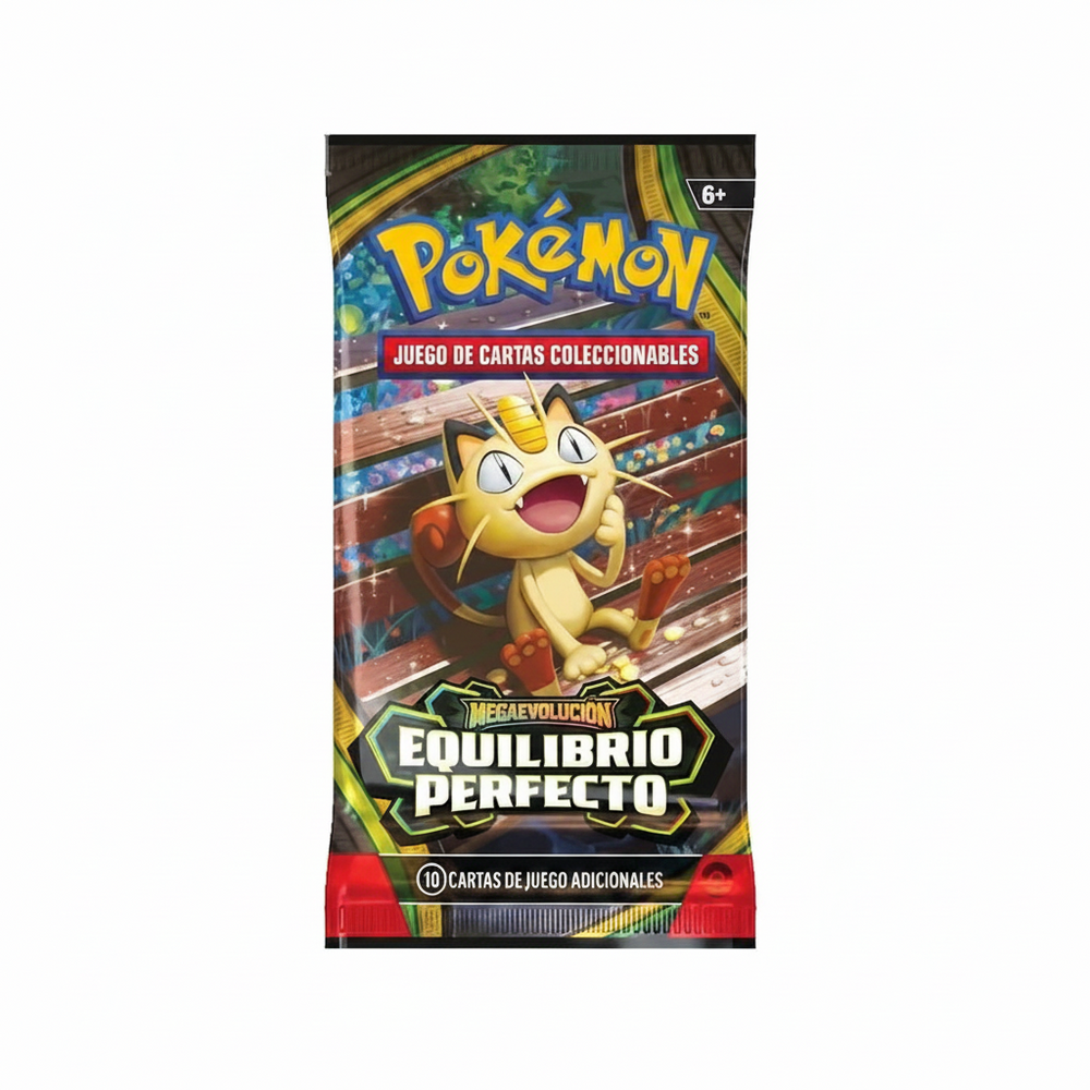 Sobre Pokémon Equilibrio Perfecto Booster Pack en español nuevo y sellado