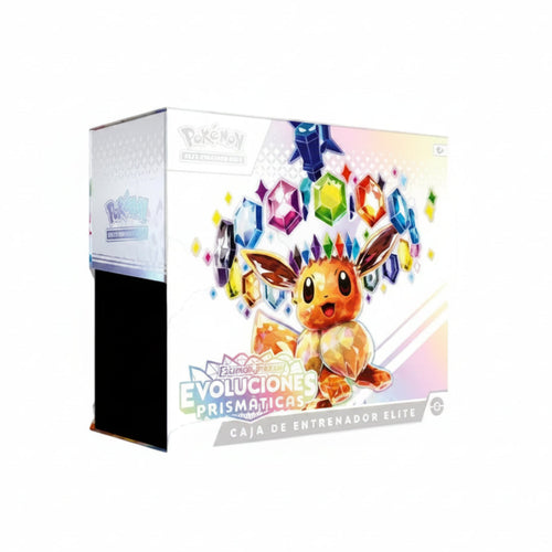Caja Élite de Entrenador ETB Pokémon Evoluciones Prismáticas en inglés nueva y sellada