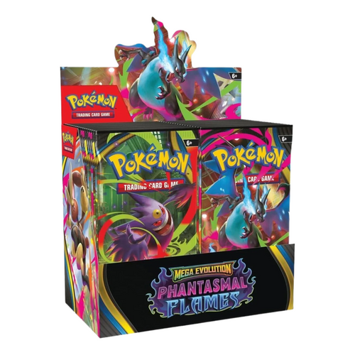 Caja de Sobres Pokémon Fuegos Fantasmales Booster Box en inglés nueva y sellada