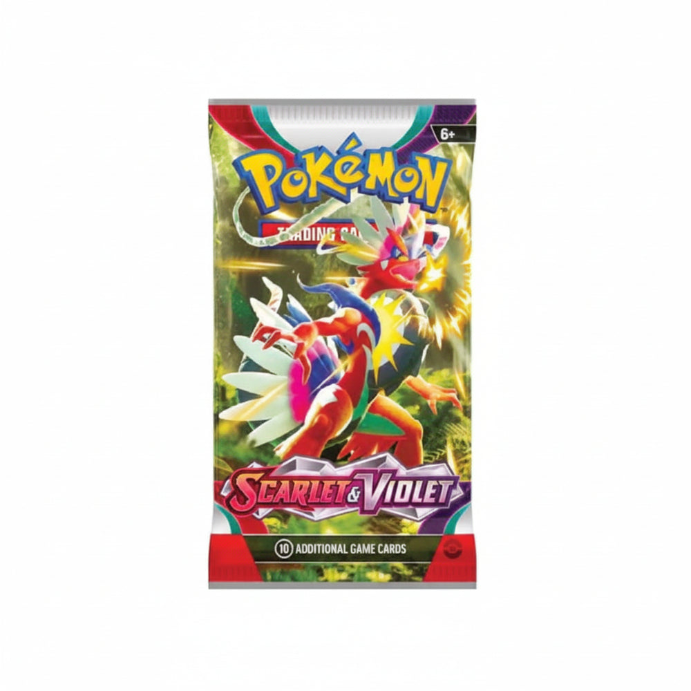 Sobre Pokémon Escarlata y Púrpura - Booster Pack Inglés