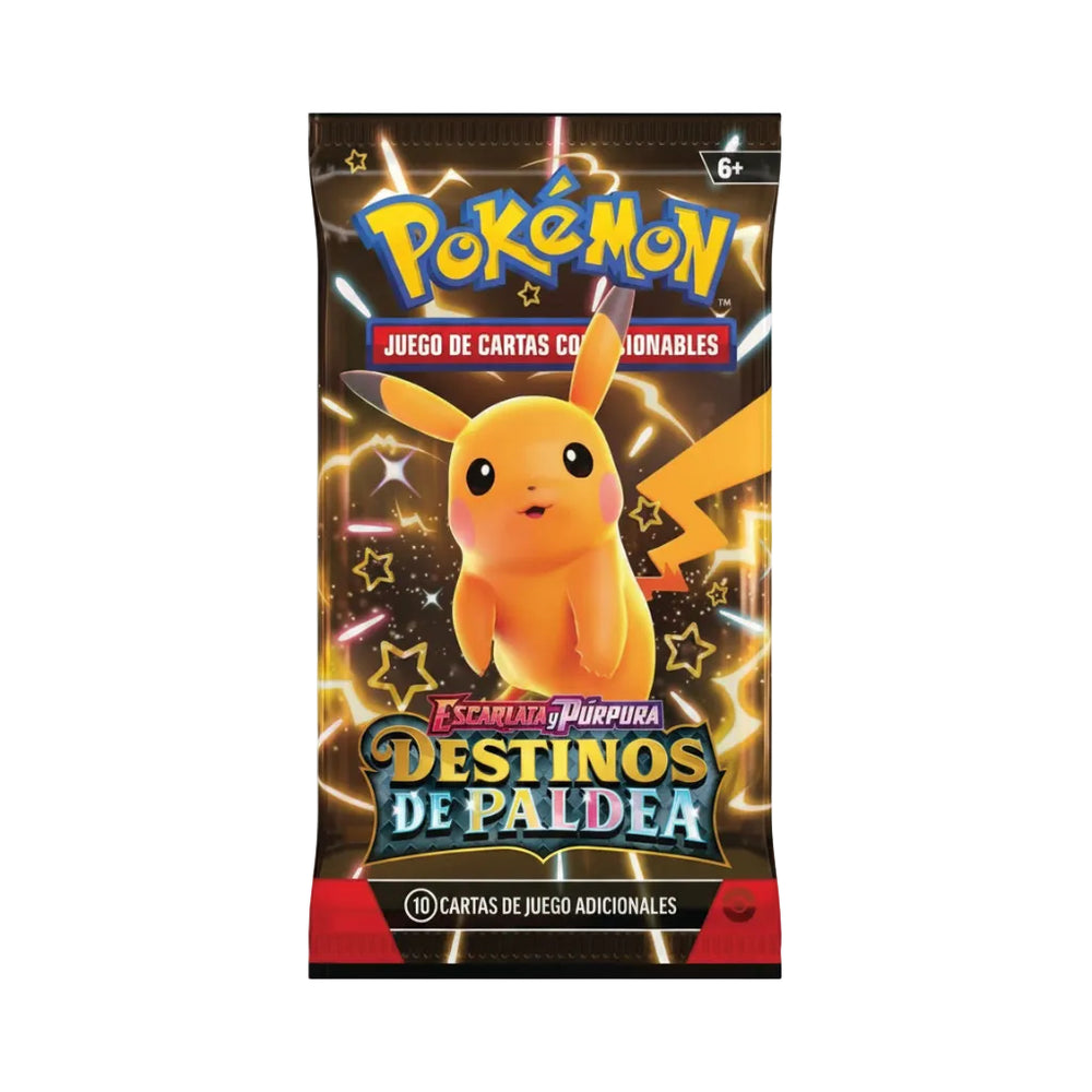 Sobre Pokémon Destinos de Paldea Paldean Fates nuevo y sellado
