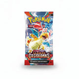 Sobre Pokémon Llamas Obsidianas Booster Pack en español nuevo y sellado
