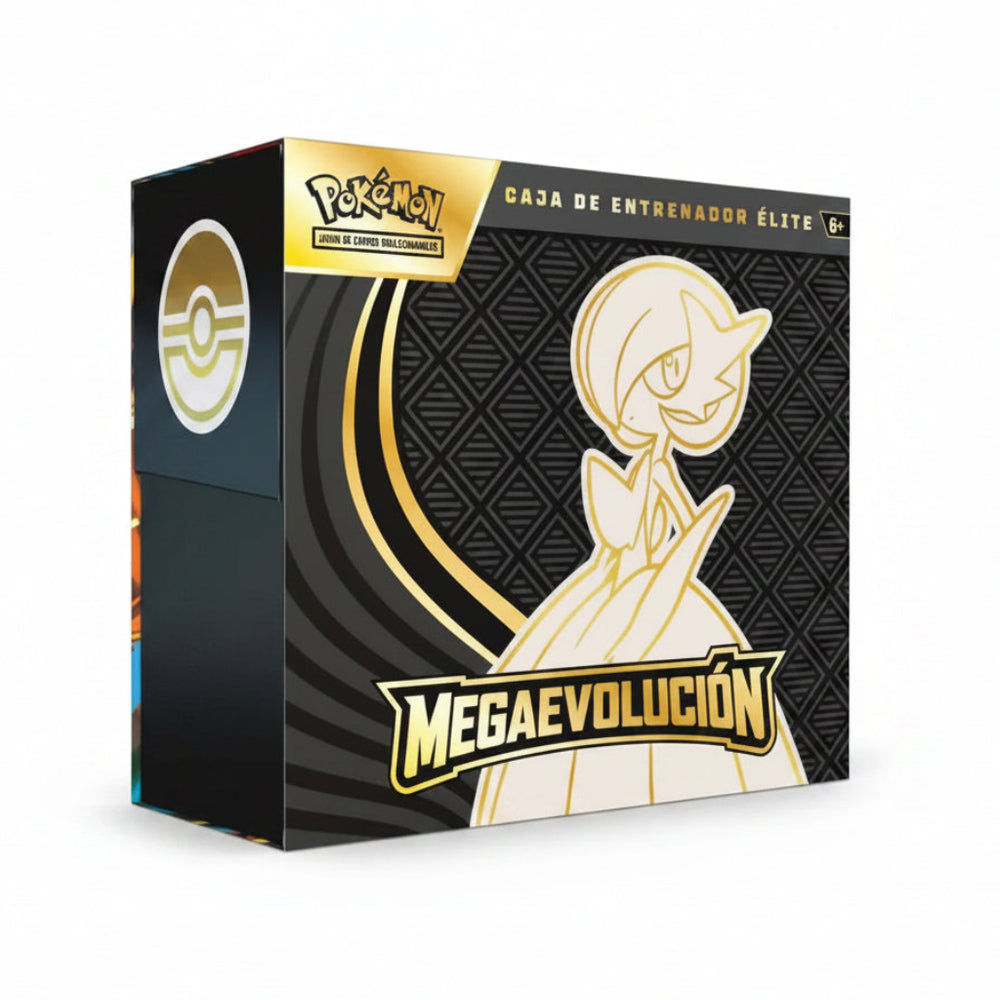Caja Élite de Entrenador ETB Pokémon Megaevolución Mega Gardevoir en español nueva y sellada
