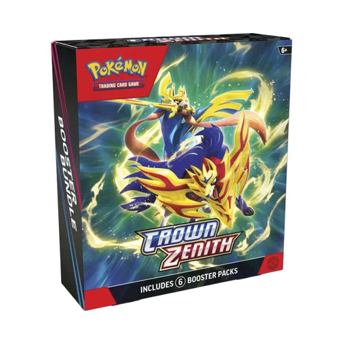 Pack de 6 Sobres Pokémon Cenit Supremo Crown Zenith Booster Bundle nuevo y sellado