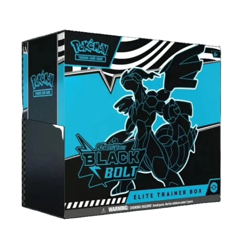 Caja de Entrenador Élite Pokémon Fulgor Negro Black Bolt ETB nueva y sellada
