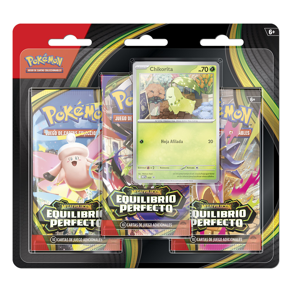 Pack 3 Sobres Pokémon TCG Marzo 2026 en español