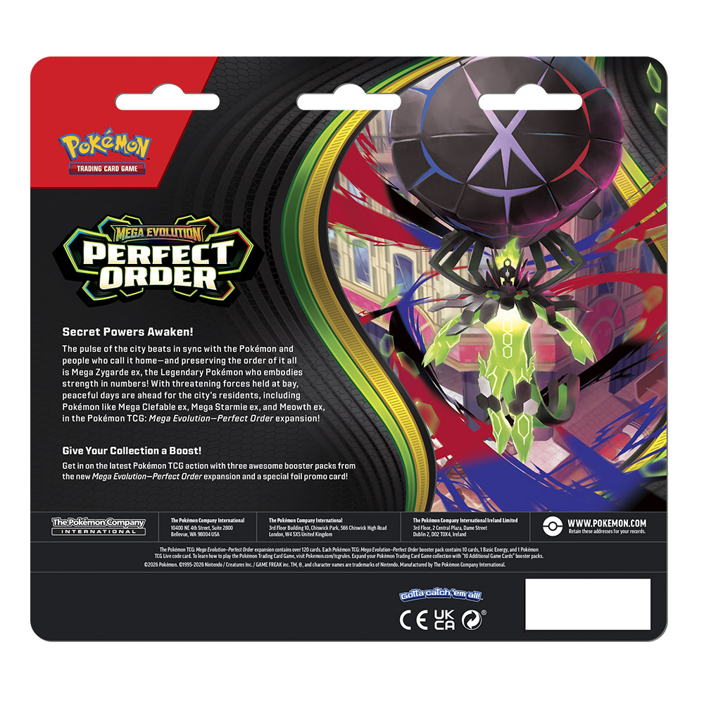 PACK 3 SOBRES POKEMON TCG Marzo 2026 - INGLÉS - Imagen 2