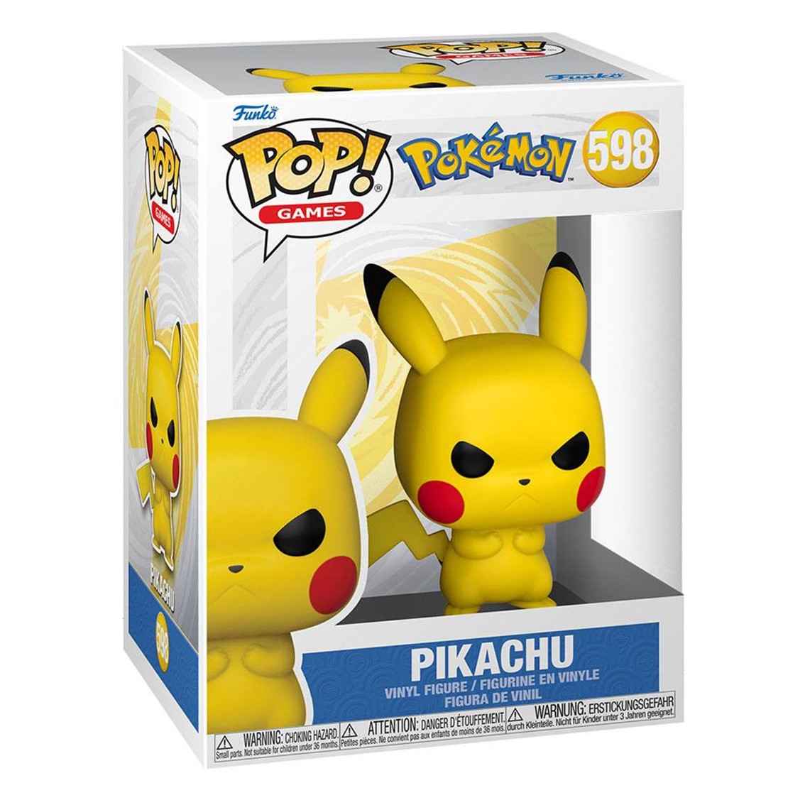 Funko Pop Pokémon Pikachu Gruñón figura coleccionable oficial