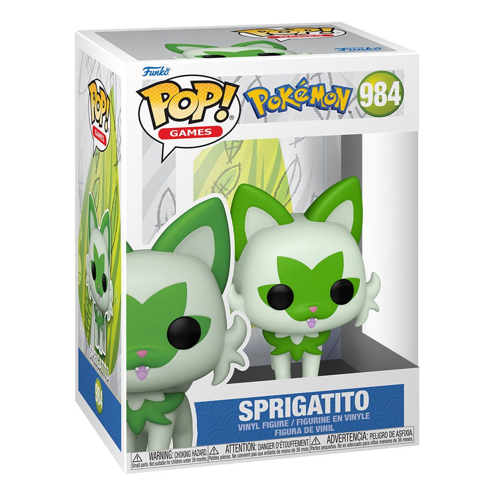 Funko Pop Pokémon Sprigatito figura coleccionable oficial